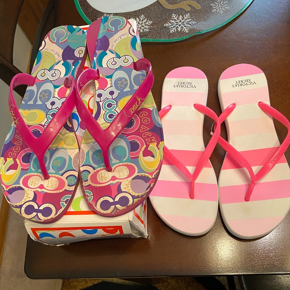 Coach Flip Flops